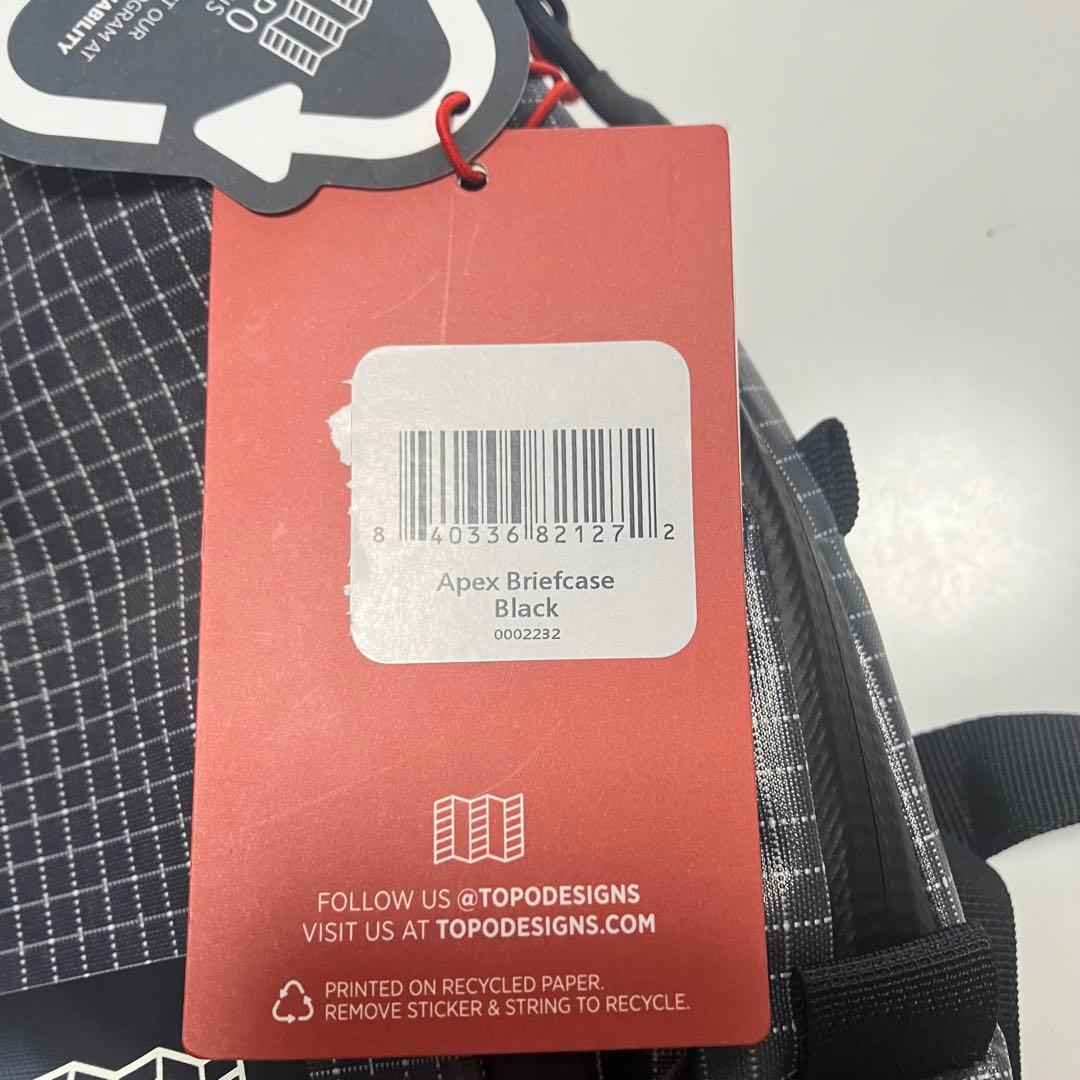 トポデザイン Apex Briefcase 3wayバック　リップストップ　新品