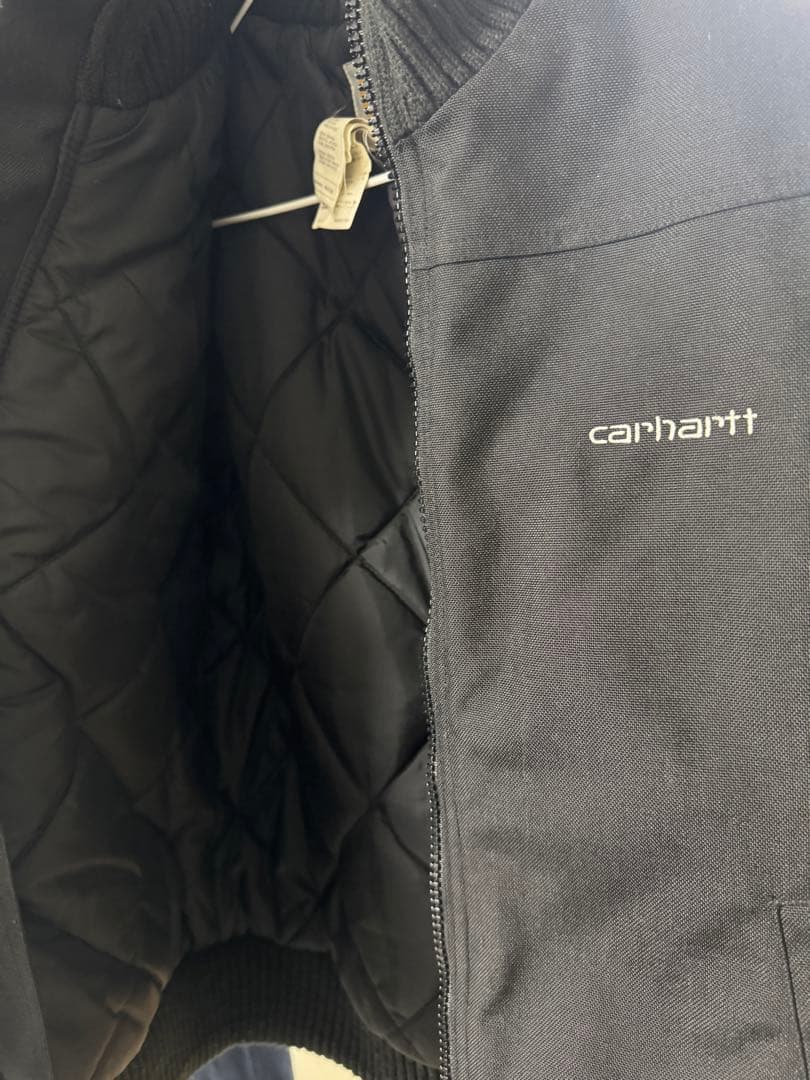 Carhartt 黒 ボンバージャケット
