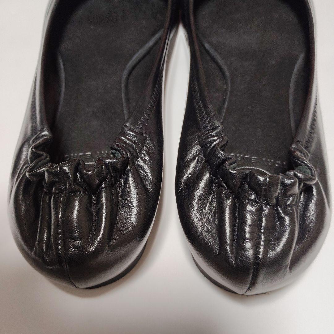 トリーバーチ １度履き 美品 黒 フラットシューズ バレエ24.5～25㎝