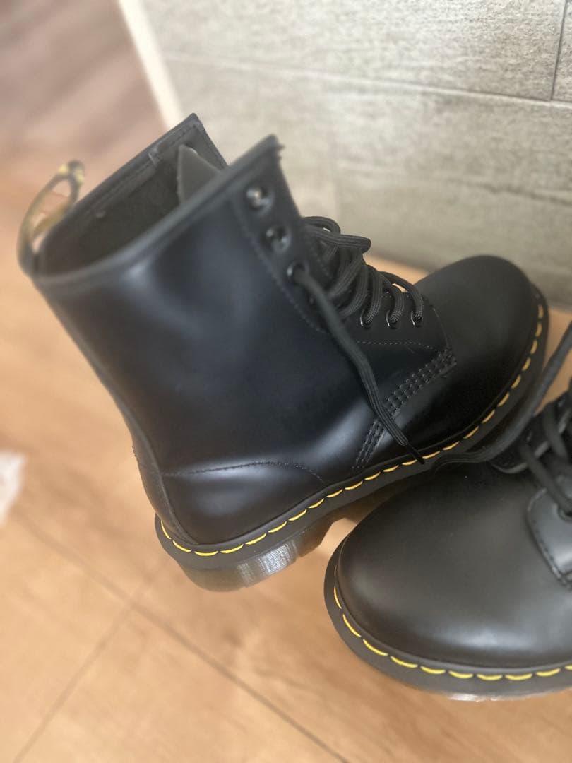 Dr. Martens ブラック レースアップ　ハイカットブーツ