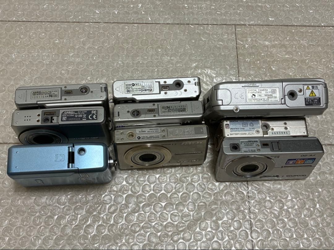 ⭐️まとめ売り⭐️ デジタルカメラ 9台 ジャンク品 CASIO OLYMPUSなど