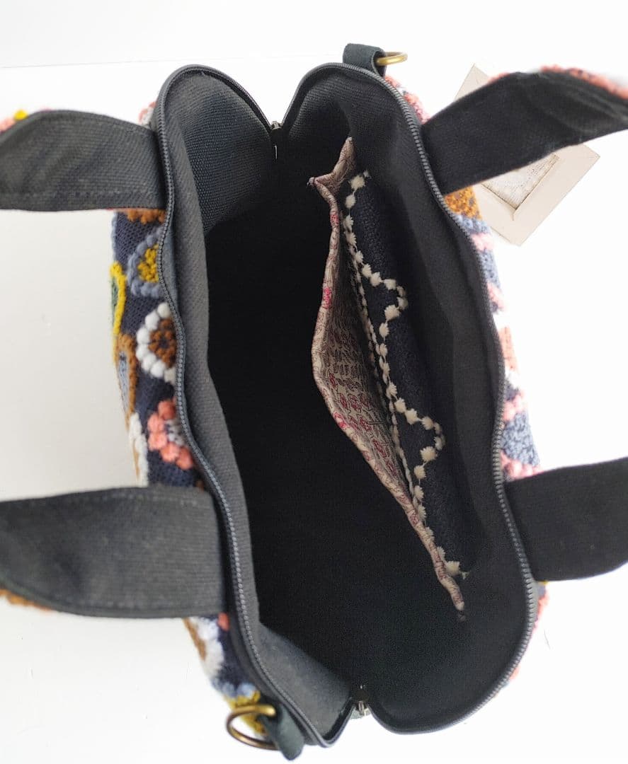 ミナペルホネン 超レア ピンクミッスク ミニサイズファスナーバッグ②