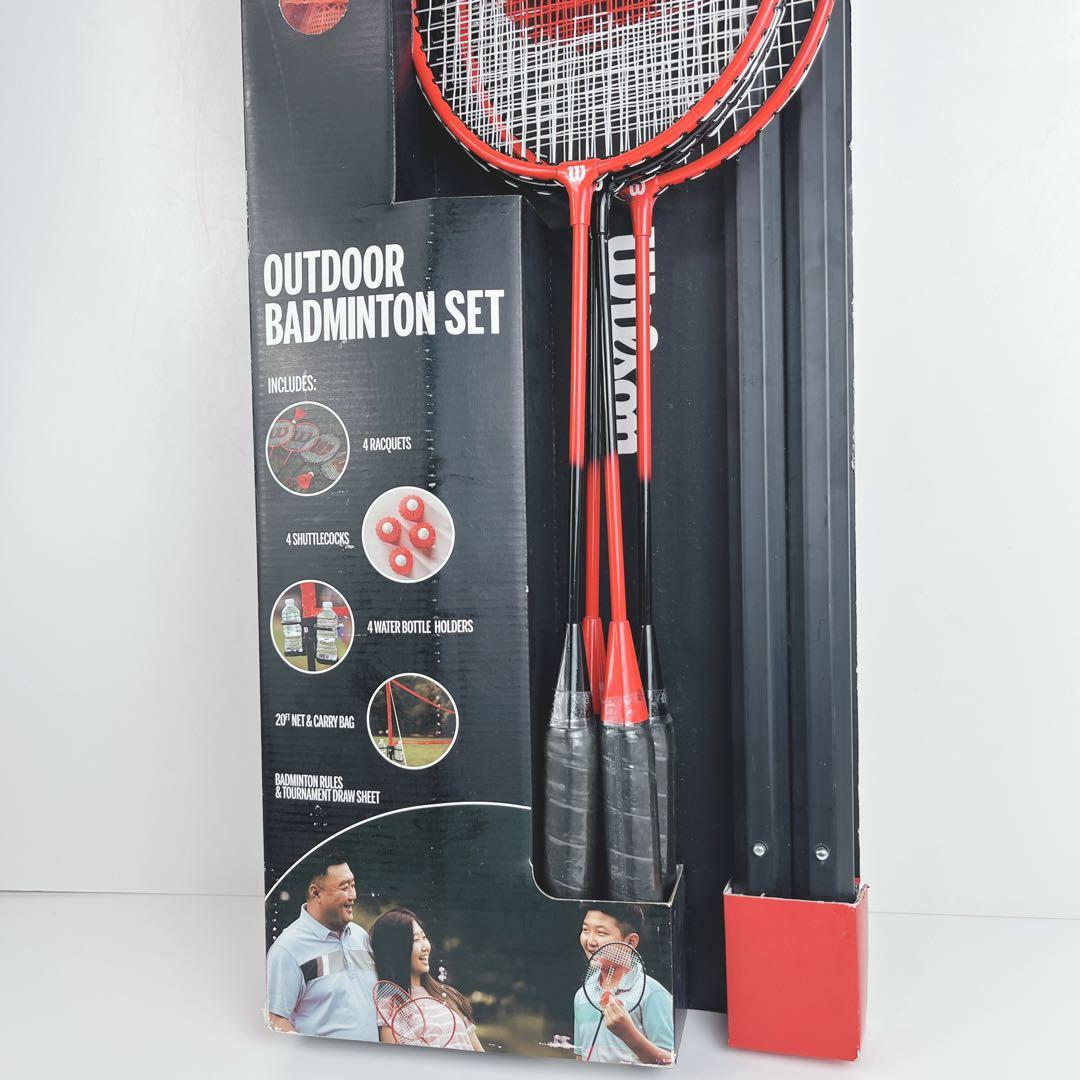 【未使用】Wilson アウトドアバドミントンセット