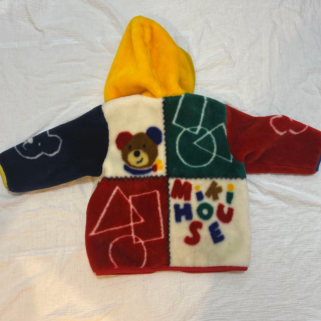 ミキハウス　Baby レトロ　フリース　ボア　ジャケット　コート　100サイズ