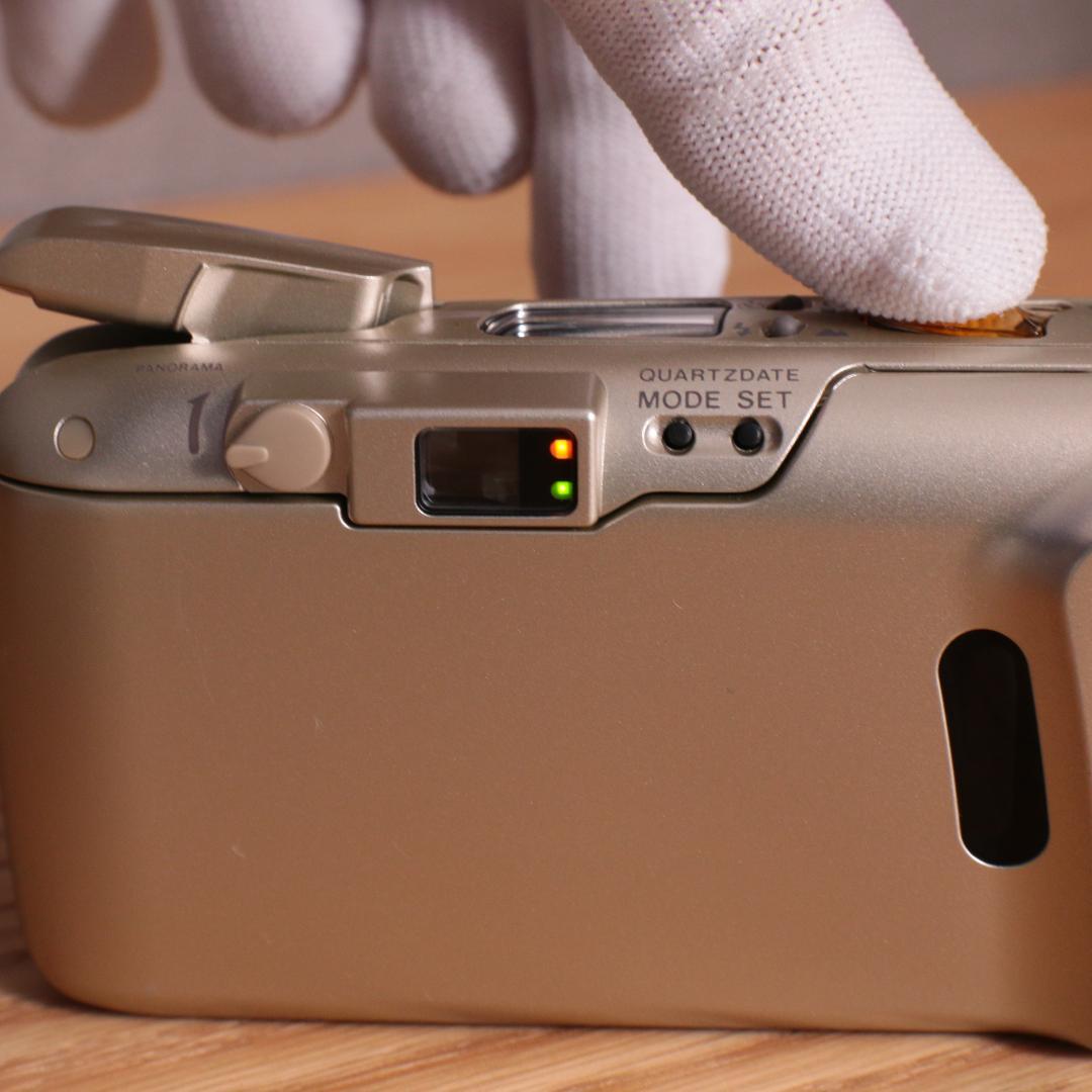 美品 OLYMPUS μ [mju:] II 80 VF 動作確認済 リモコン付