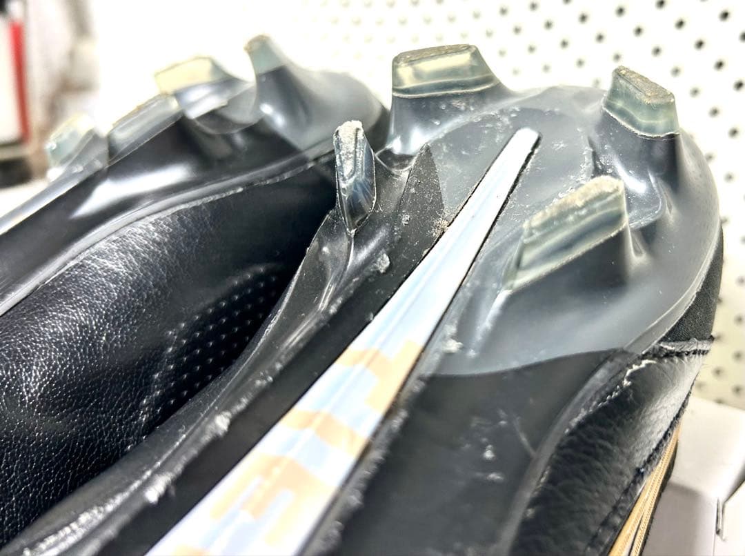 NIKE レジェンド9エリートFG （ブラックxゴールド）サッカー26.5cm