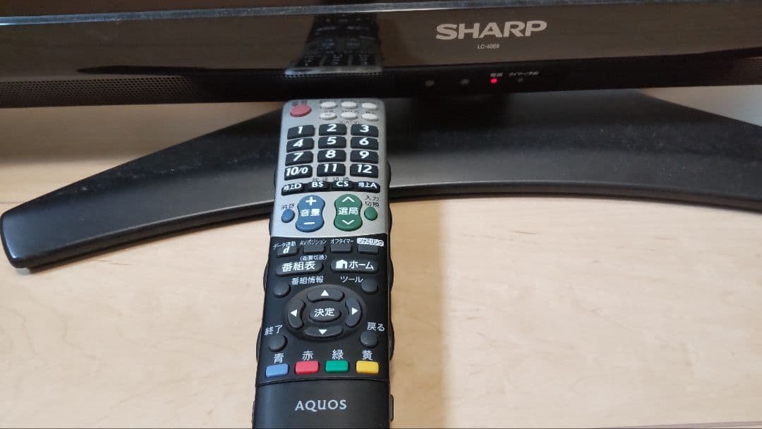 SHARP 40型 AQUOS LC-40E9 液晶テレビ リモコン・取説付き