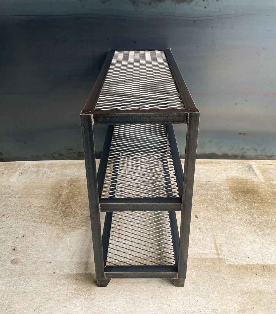 アイアンラック［3段仕様］　アイアン家具　洋服棚　インダストリアル　植物棚