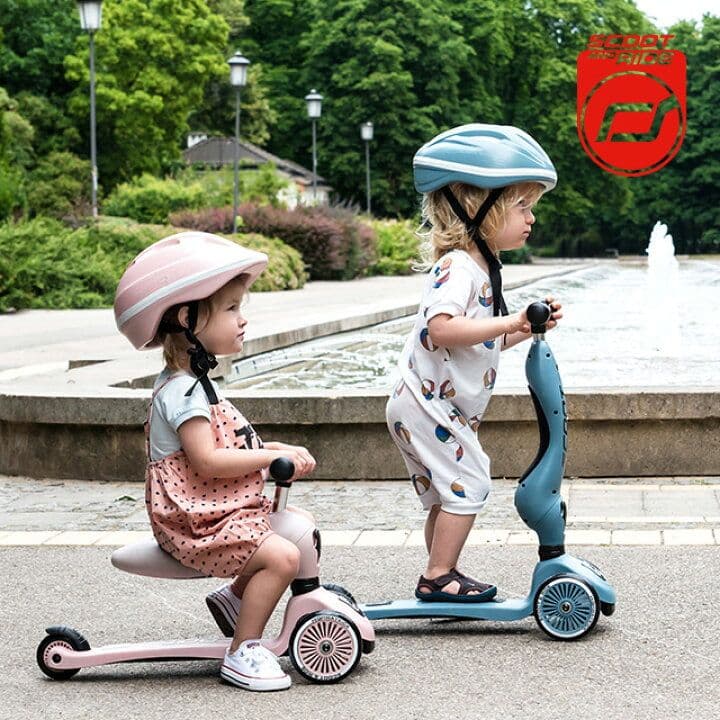 【中古美品】キッズスクーター ハイウェイキック1 グレー 2-3歳
