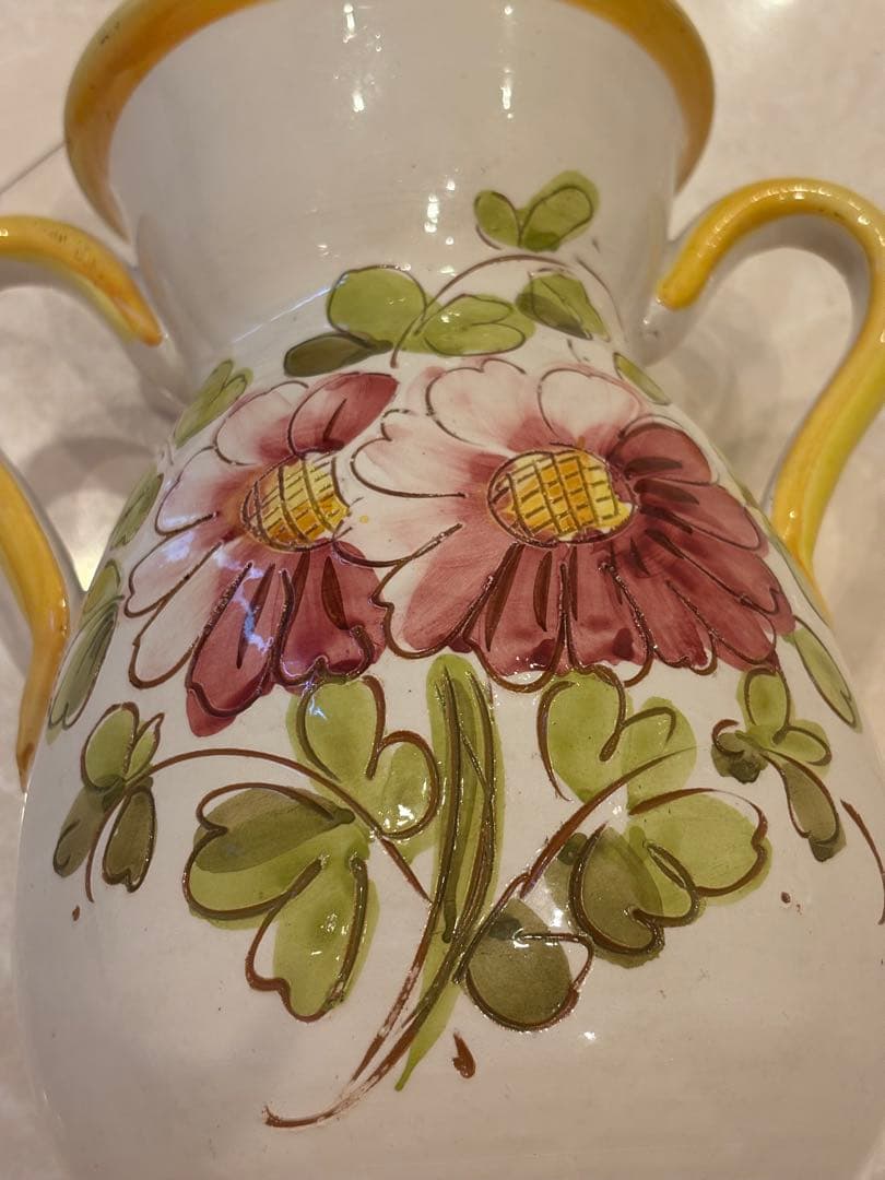 イタリア製花瓶　フラワーベース インテリア アンティーク 洋風花器