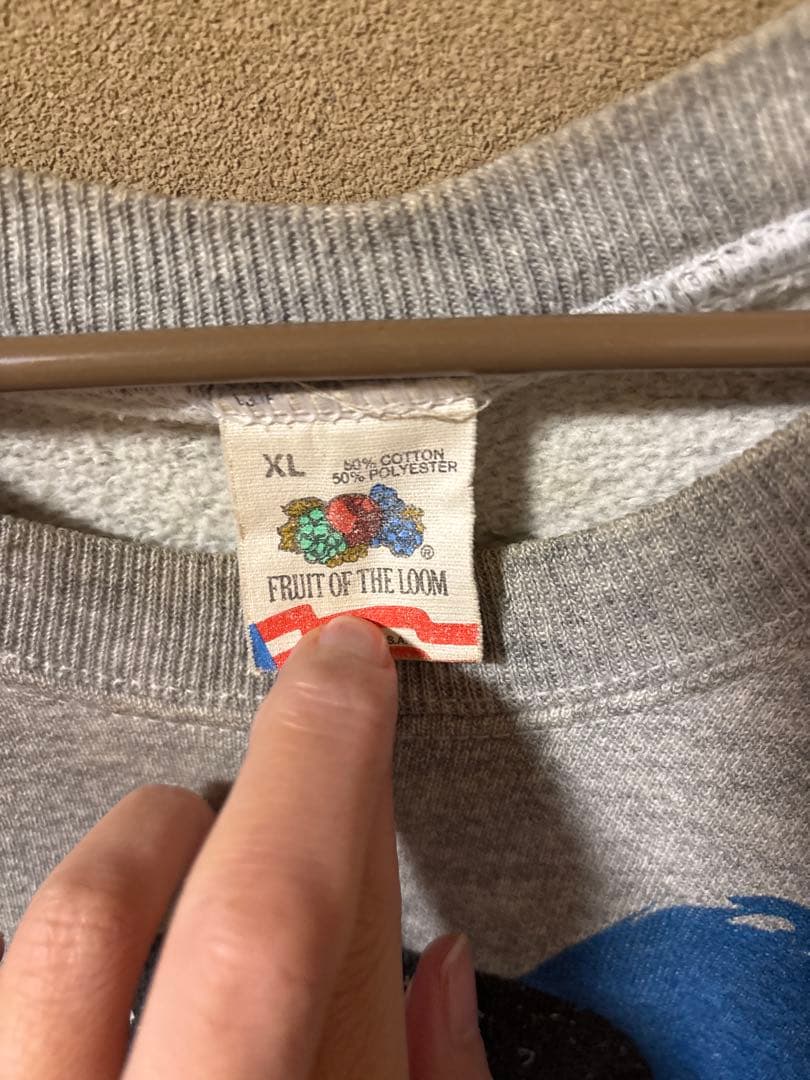 80s〜90s FRUIT OFTHE LOOM ボディレ・ミゼラブルスウェット