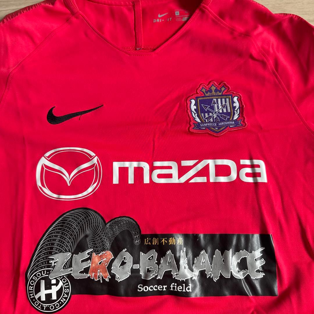 サンフレッチェ広島 トレーニングシャツ 半袖 XLサイズ