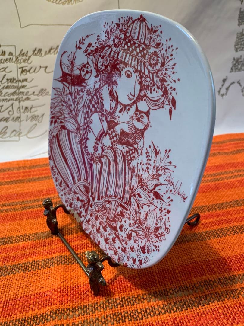 ビヨンヴィンブラッド　特価！可愛いニモール窯2枚セット・ペアで飾って下さい！