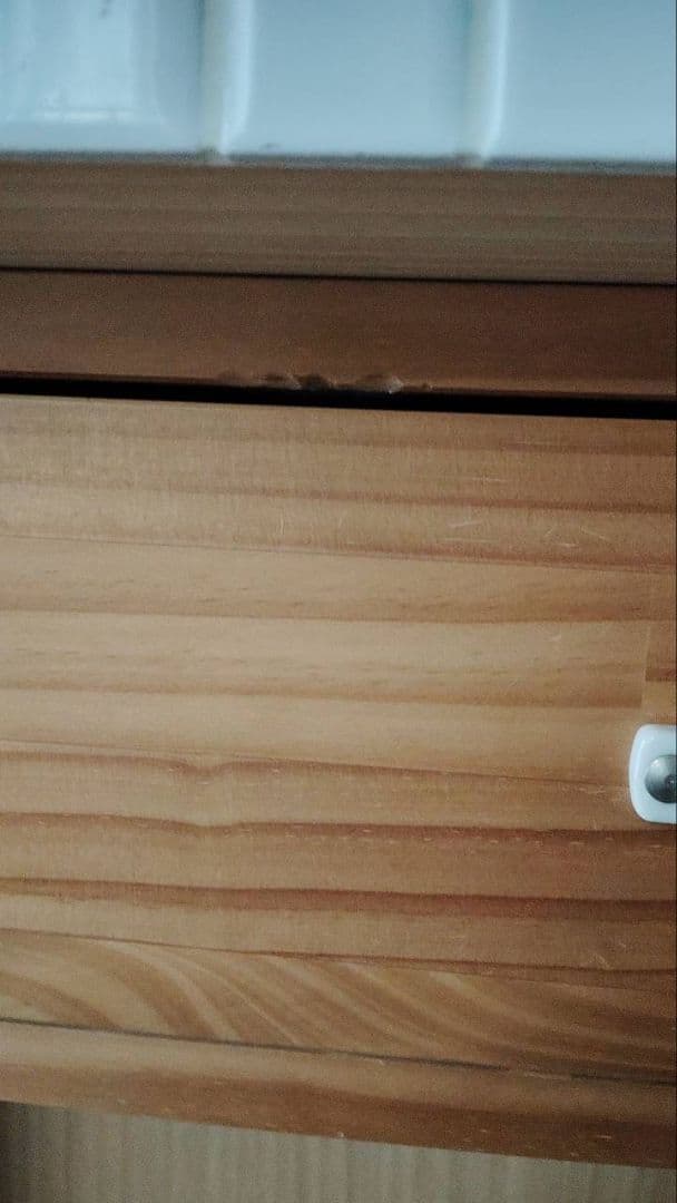 MOMO NATURAL 木製キッチンカウンター タイル天板付き