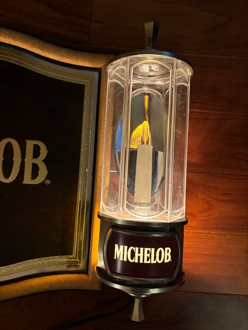 Vintage Michelob Beer Lighted (パブミラー)