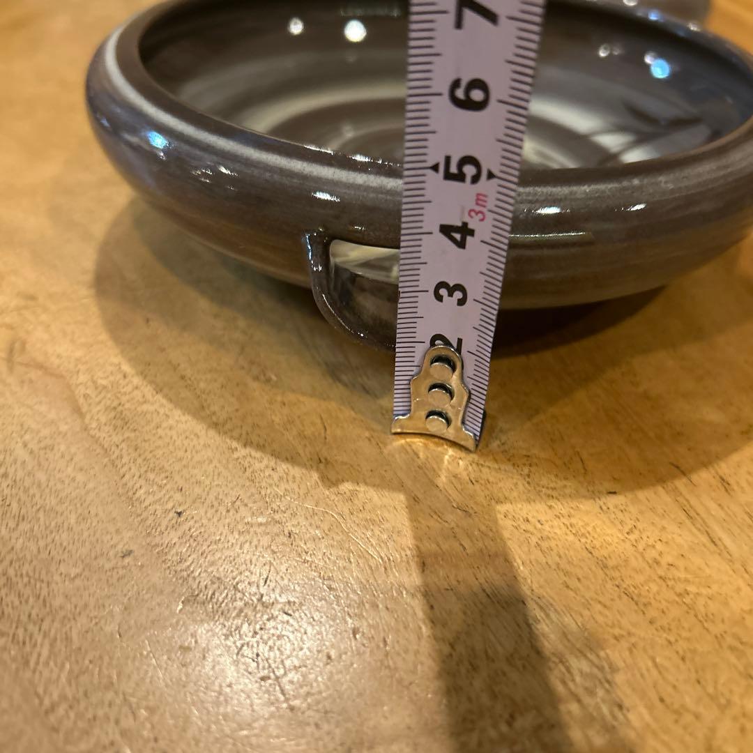 小田志焼　松保窯　久保正敏　片口平鉢　現川鷺文　鶴　六枚　希少