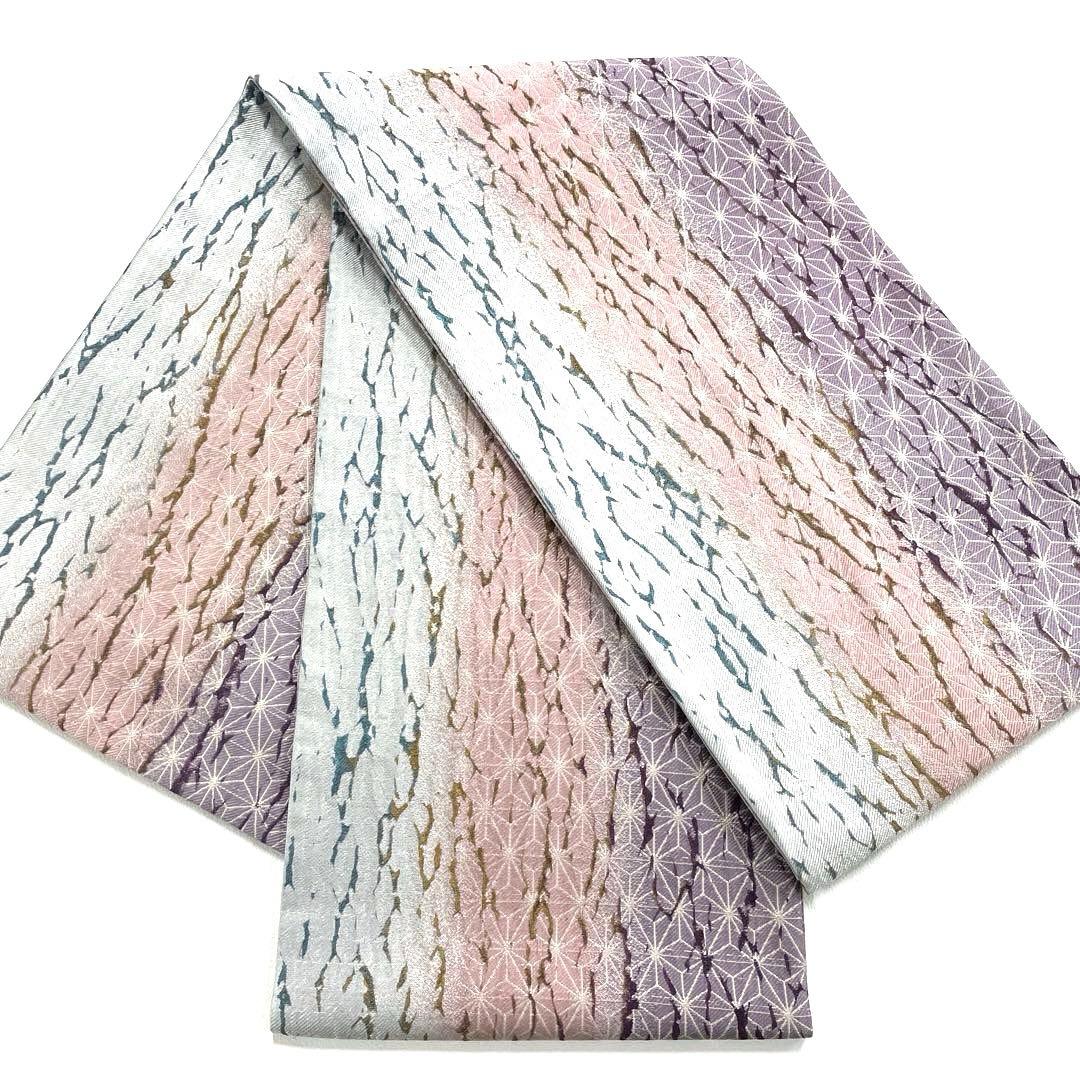 専用帯5055 ●高級 正絹 両面全通 リバーシブル 袋帯