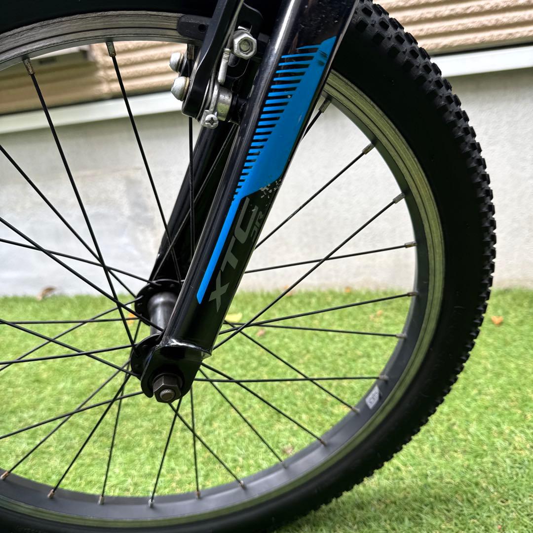 引き取り限定 名古屋市 Giant XTC 子供用自転車 青