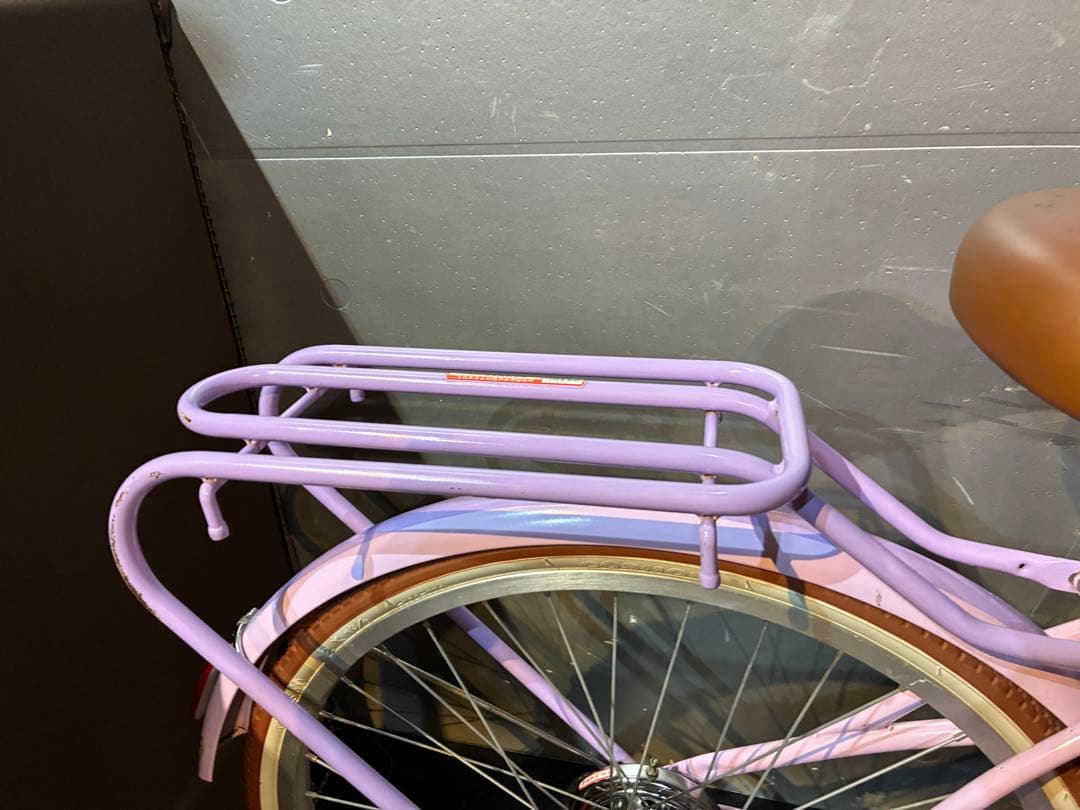 G9【大阪堺市/引取】中古自転車 子ども自転車 22インチ パープル系