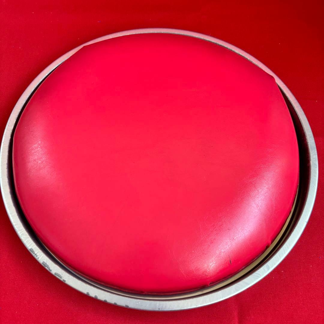 昭和レトロ アサヒスーパードライ ペール缶 チェア 収納 レッド