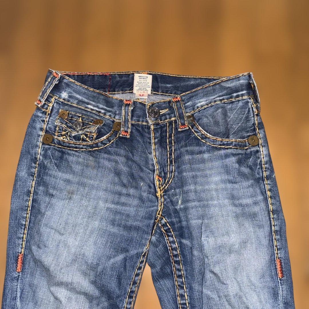 希少 Ture Religion デニム JOEY SUPER T 太ステッチ