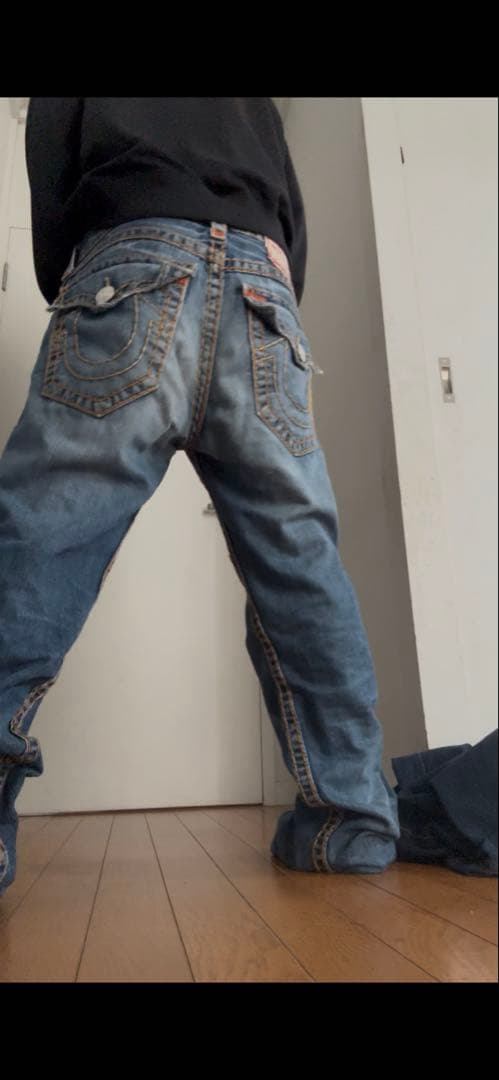 希少 Ture Religion デニム JOEY SUPER T 太ステッチ