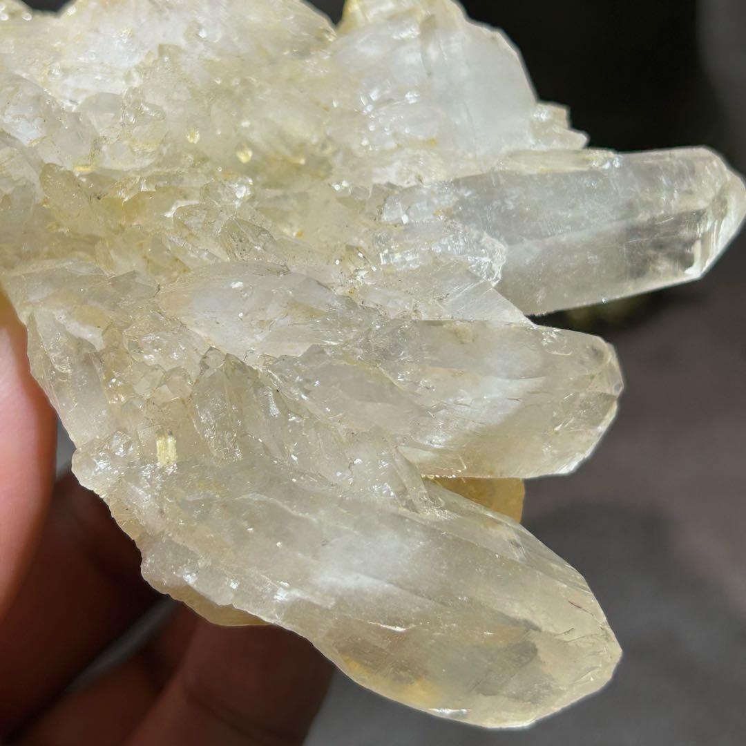 ☆別格高級品！ゴールデン　マニカラン　水晶　原石　クラスター　福徳弁天秘宝⑧