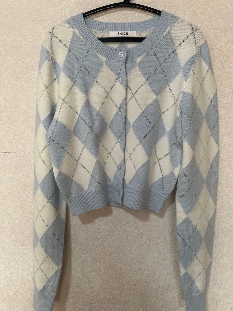 スナイデル　アーガイルニットアンサンブル