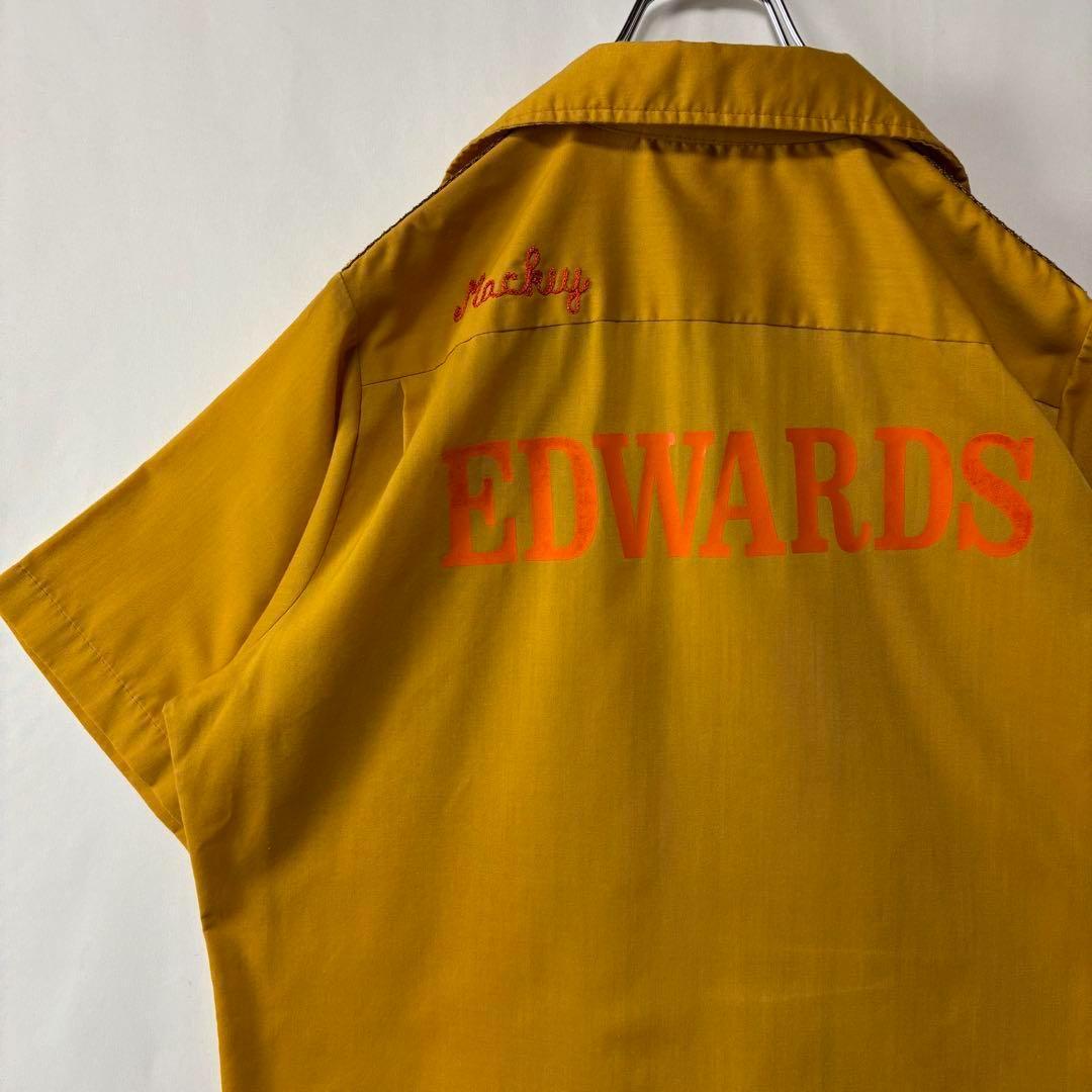 King Louie ボーリングシャツ　イエロー　Mサイズ　アメカジ　70s