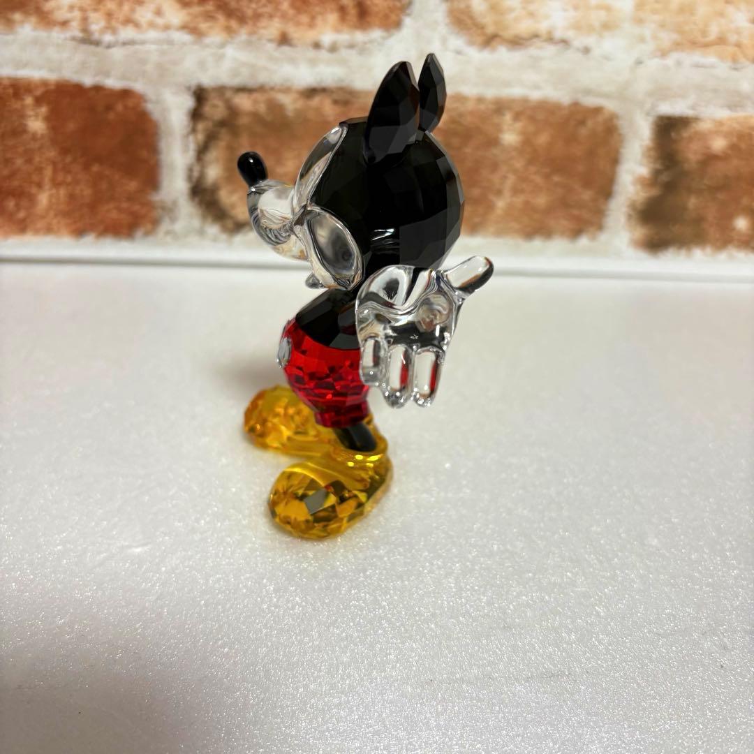 希少品 美品 スワロフスキー ディズニー ミッキーマウス クリスタル 証明書