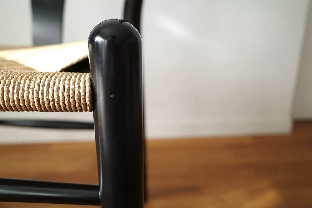 極美品【ヴィンテージ yチェア】ブラック（艶あり） 日本サイズ