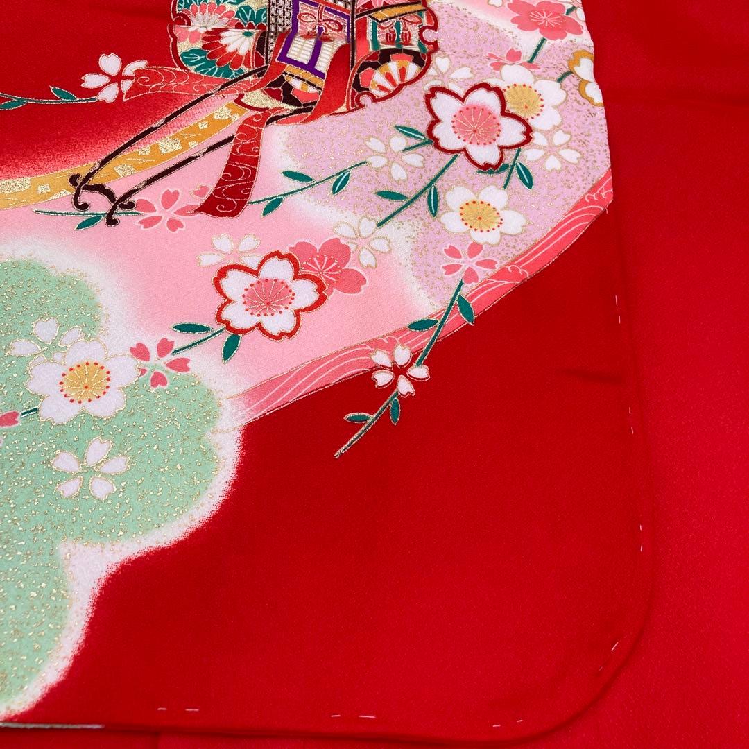 【新品】ポリエステル　四つ身　絵羽