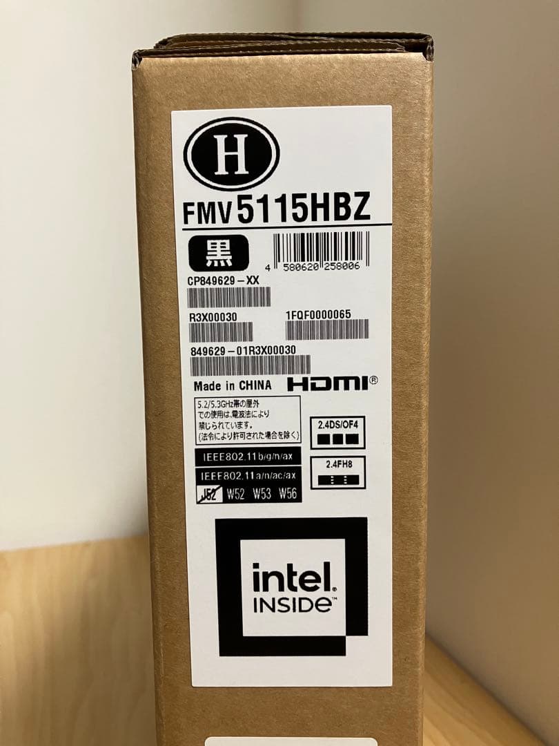 【新品】ノートパソコン Lite 5115/H(15.6型)FMV5115HBZ