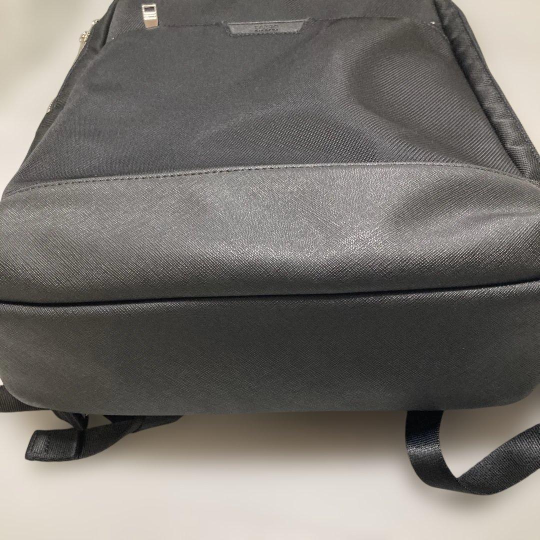 TAKEO KIKUCHI 黒 2WAY ビジネスバッグ ナイロン 合成皮革