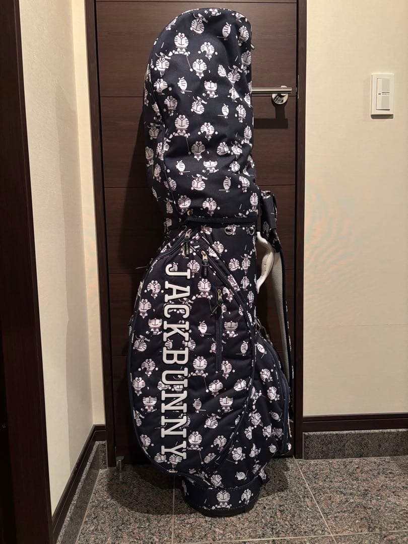 JACK BUNNY ゴルフバッグ キャディバッグ ネイビー