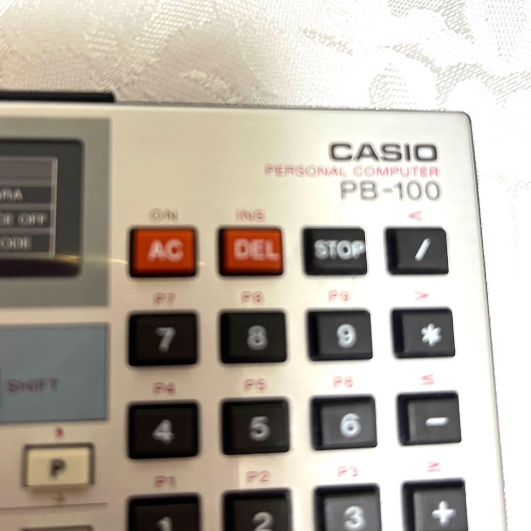 昭和レトロCASIOポケットコンピュータPB-100 レア　★ジャンク品★