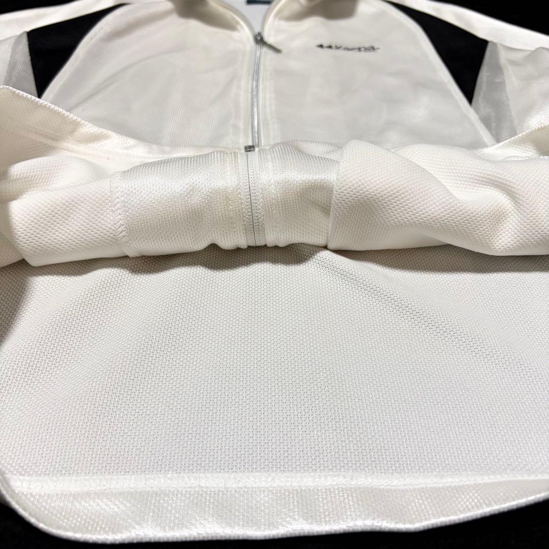 状態◯【Kaepa／ケイパ】トラックジャケット上下セット 刺繍ロゴ シルバー系