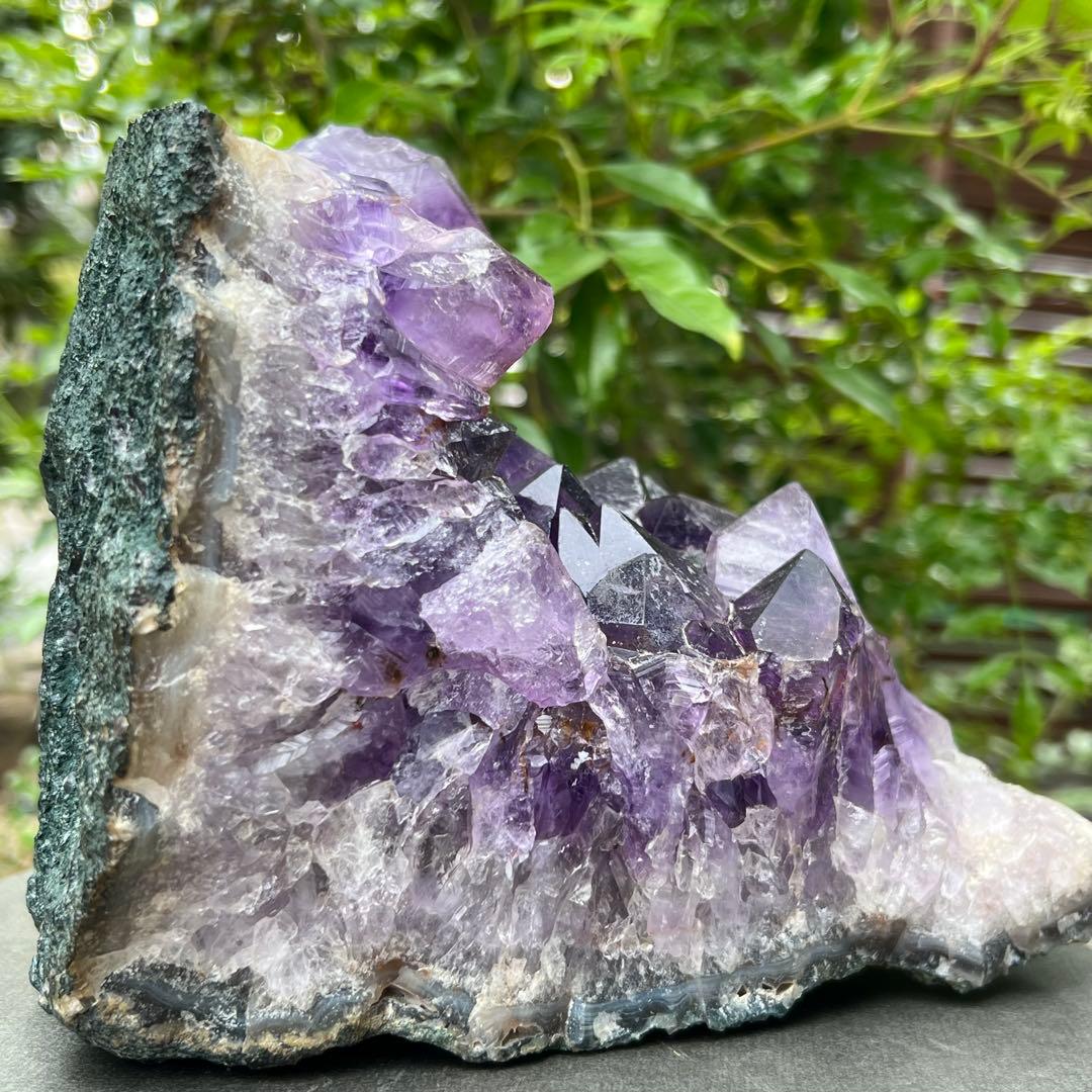 ✳✨大型美紫ハイパワー✨最強浄化や魔除けに✨アメジストクラスター 天然石 原石