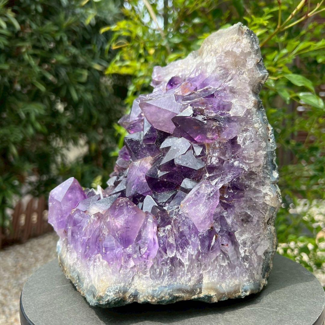 ✳✨大型美紫ハイパワー✨最強浄化や魔除けに✨アメジストクラスター 天然石 原石