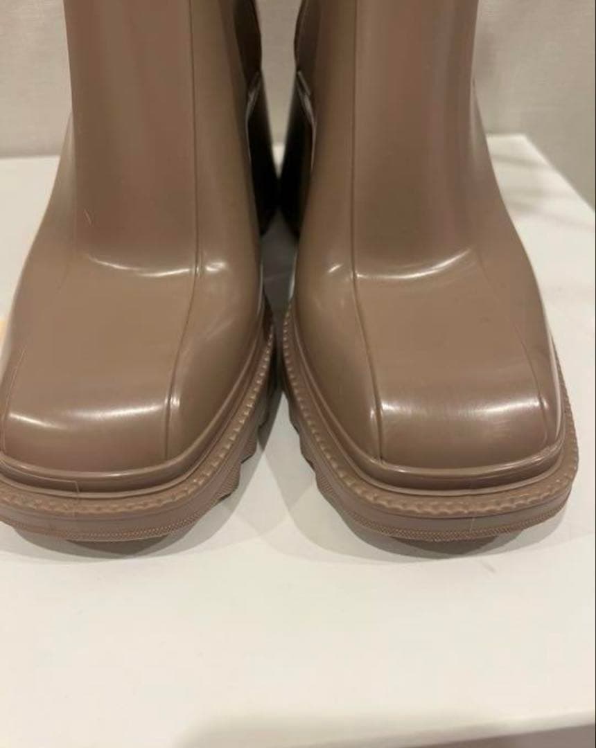 クロエ　レインブーツ　36 美品　ベージュ Chloé ラバーブーツ