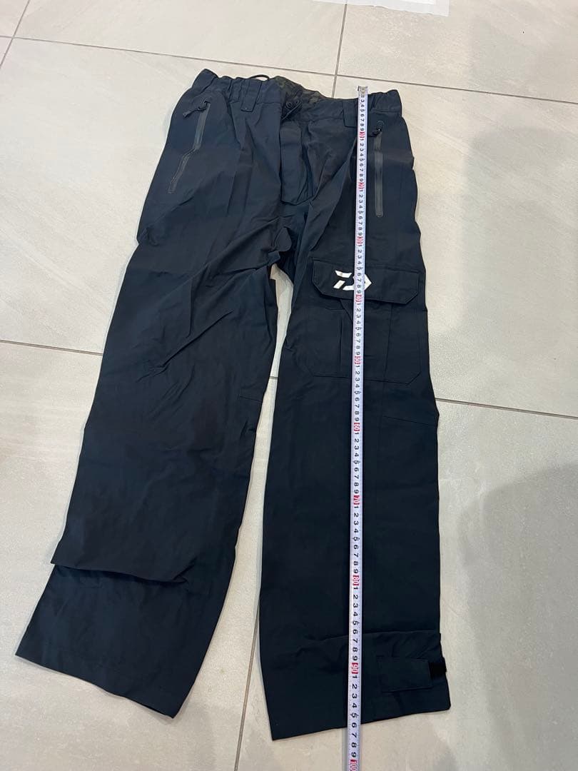 ブラック防水レインパンツ サイズ約100cm