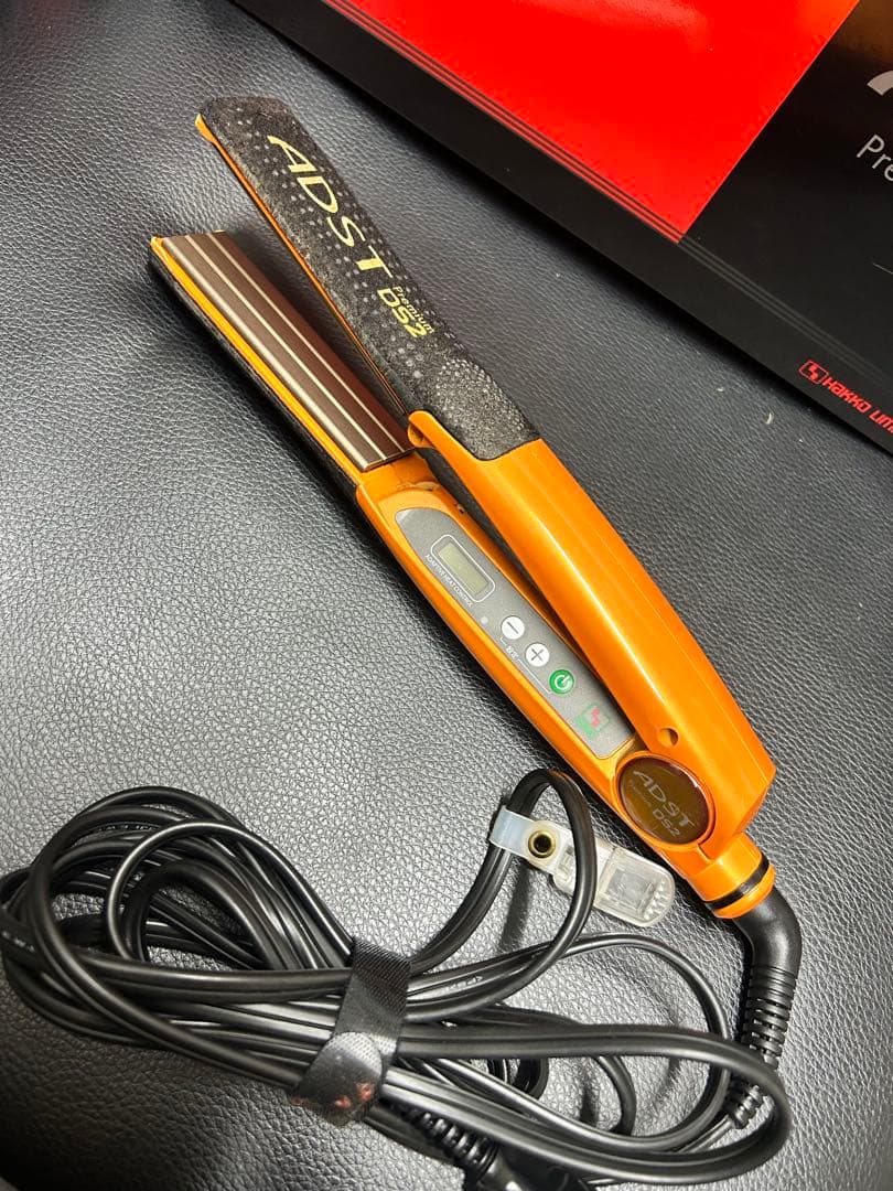 ADST DS2ストレートヘアアイロン オレンジ 箱無し
