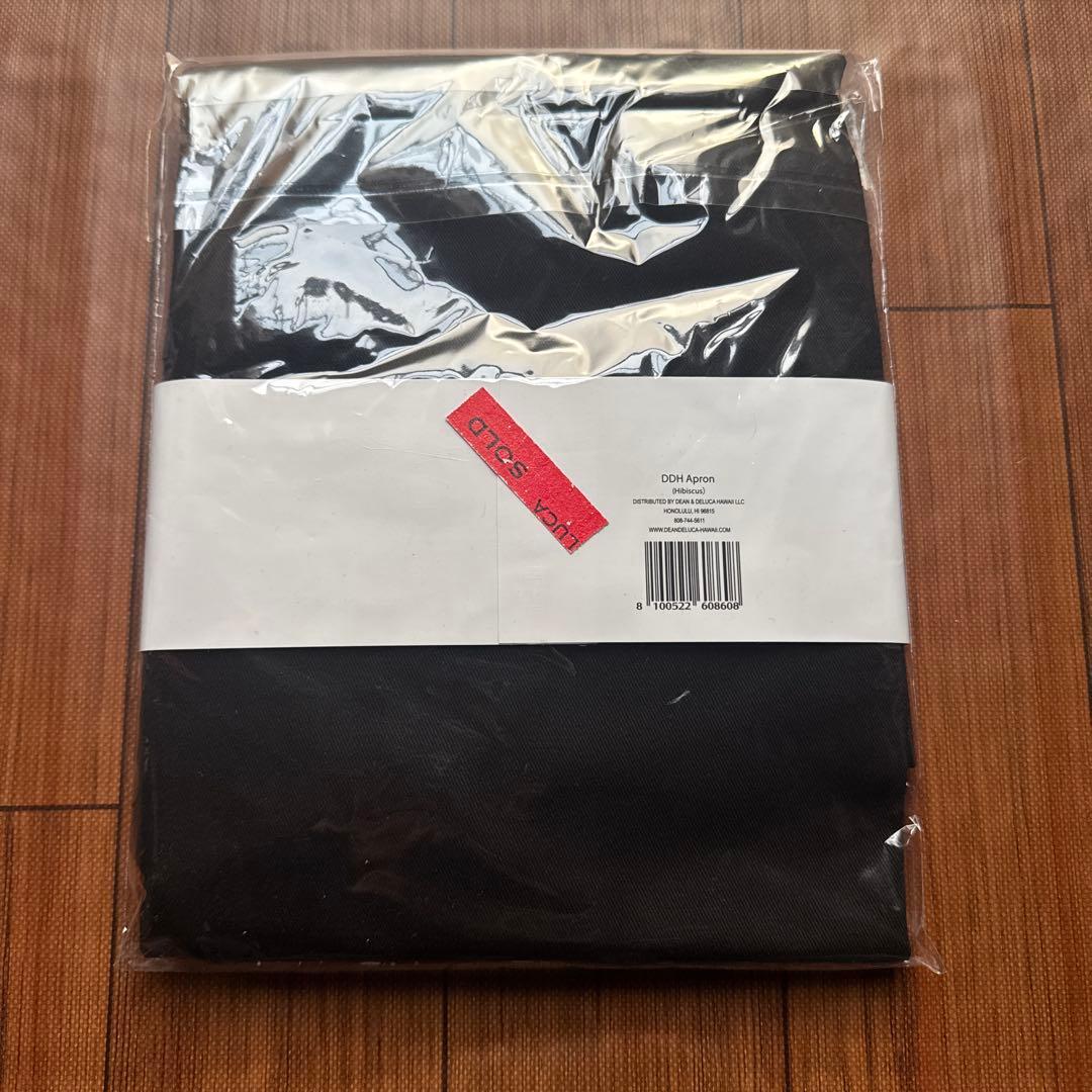 【未使用】DEAN & DELUCA ハイビスカス柄エプロン　ハワイ限定