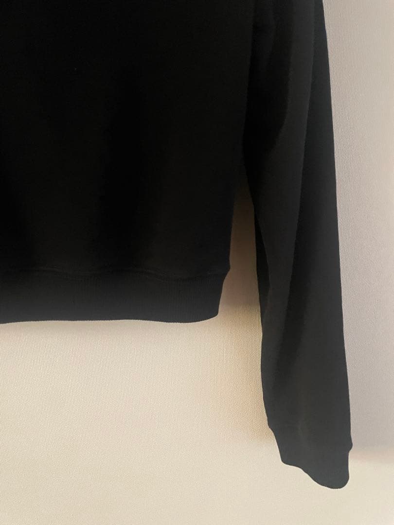 【新品未使用】 MM6 クロップド スウェット ブラック