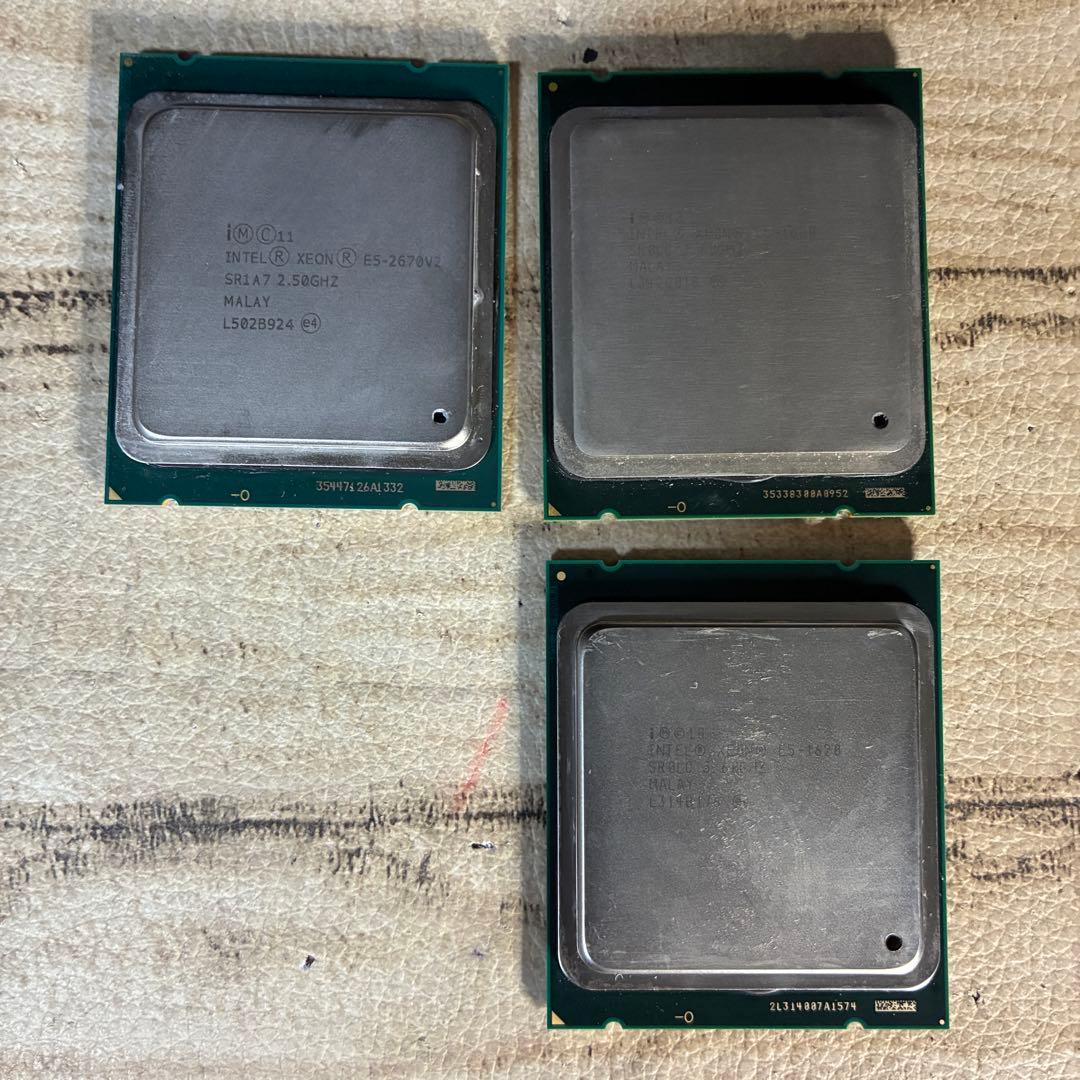 x79ジャンクまとめ P9X79 DELUXE / X9SRA / Xeon他