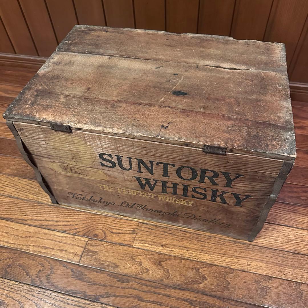 壽屋　サントリーウィスキー　初期　木箱　希少です