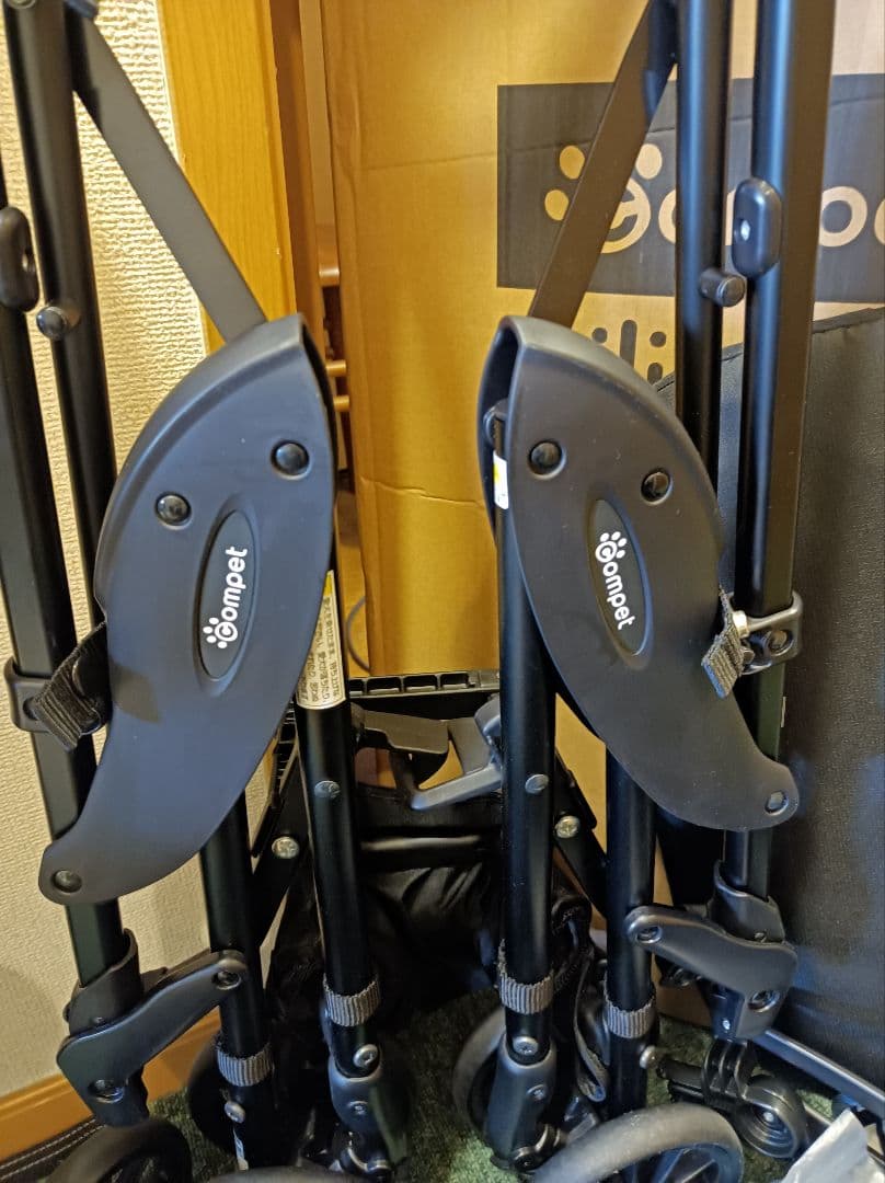 超美品 人気コムペット ミリミリEGロングD デニム 軽量ペットカート② 分離式