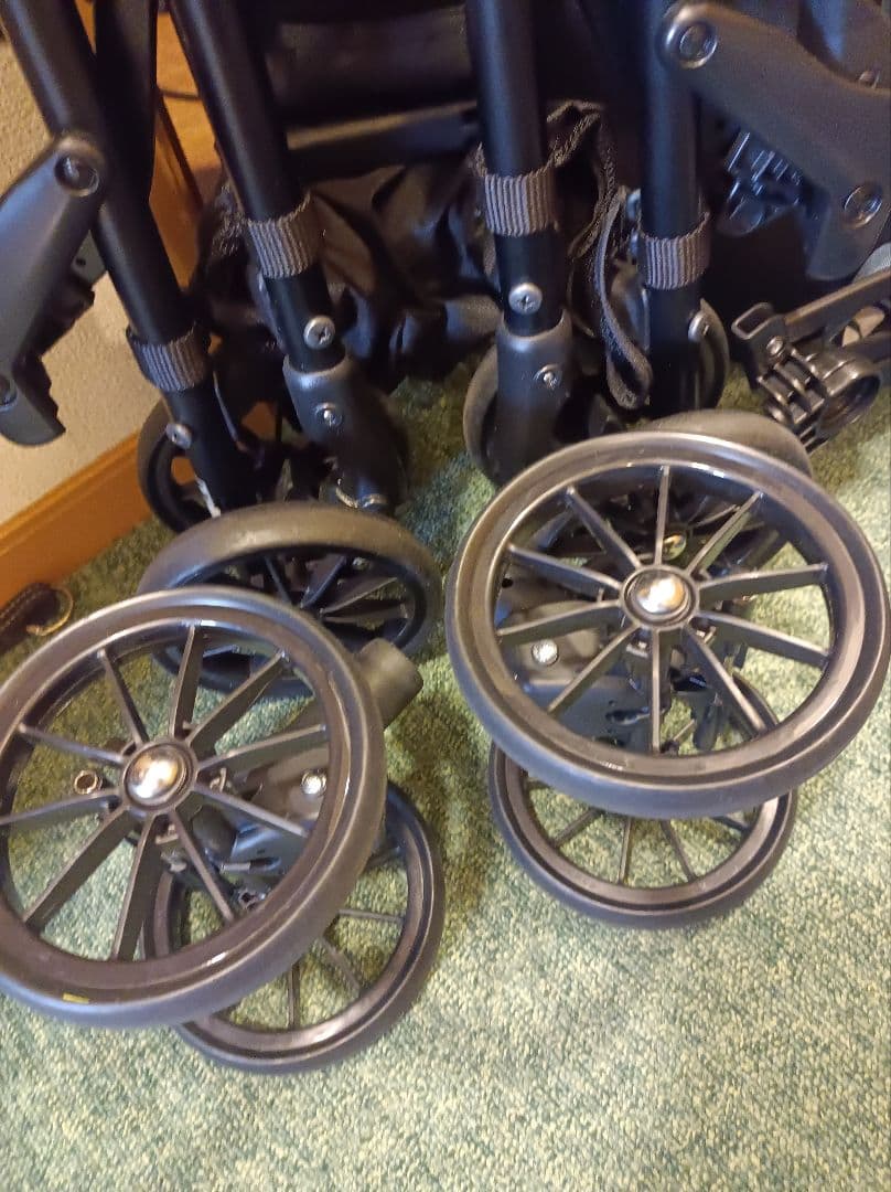 超美品 人気コムペット ミリミリEGロングD デニム 軽量ペットカート② 分離式