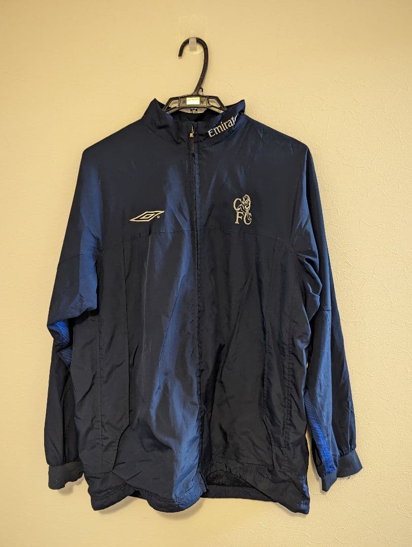 【UMBRO超希少ビンテージ】チェルシーオフィシャルウインドブレイカー2002年