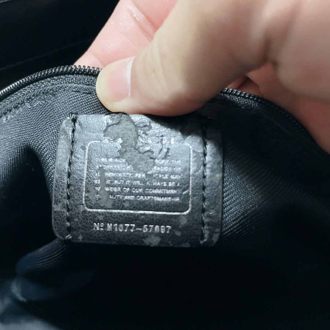 COACH ハンドバッグ スタッズ ターンロック レディース ブラック